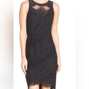 Adelyn Rae-Elegant Black Lace Dress